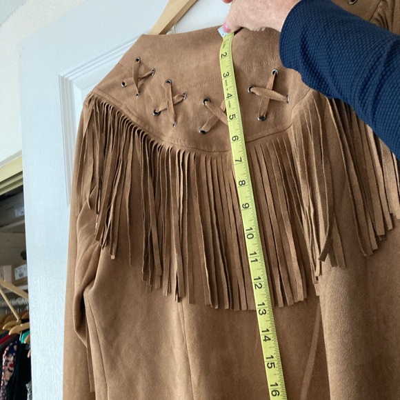 Size small, Fringed open front jacket. Vocal brand. Beautifully crafted. - Picture 5 of 7